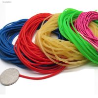 ♞♗❀ Superfine Round Fishing Elastic Rope 1.6mm 2mm High Quality DIY Material Slingshot Colorful Latex Solid Elastic Rope