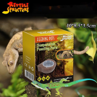 Reptile Terrarium ตกแต่ง Aquarium แฟชั่น Chameleon เต่าอ่างล้างหน้าเป็นของ Magnetic Suspension Feeder