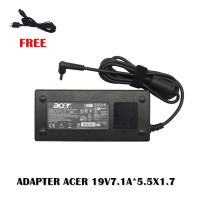 ADAPTER ACER 19V7.1A*5.5X1.7  / สายชาร์จโน๊ตบุ๊คเอเซอร์ + แถมสายไฟ