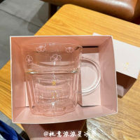 ญี่ปุ่น Starbuck เวิร์คช็อปจำกัดสีชมพู Cherry Blossom แก้วคู่แก้วดื่มกล่องของขวัญของขวัญ