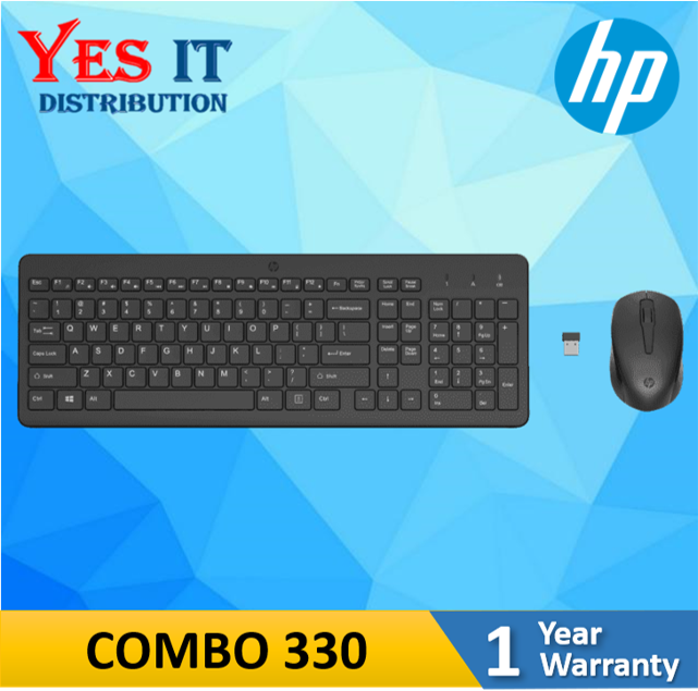 HP 330 Wireless Mouse and Keyboard Combo (2V9E6AA) Lazada