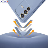 Squar Silicone Phone Case for VIVO S12 V23 Pro V23e 4G 5G Camera Shockproof Soft Mobile Cover VIVOS12 VIVOV23