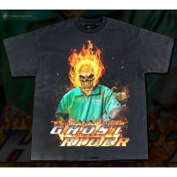 มีสินค้า เสื้อยืดผ้าฝ้าย GHOST RIDER-  Bootleg T-Shirt