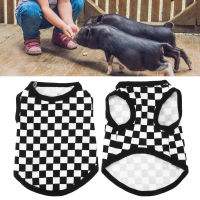 Dogs Bodysuit Pet Shirt Dog Clothings Pets Clothes Suit Mosaic Pet Vest Shirt for Small and Medium Puppy Piggies