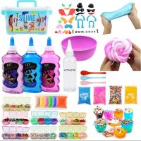 DIY Slime Kit (ถังฟ้า) จัดชุดมาให้ครบ เซตใหญ่กันไปเล้ยยย