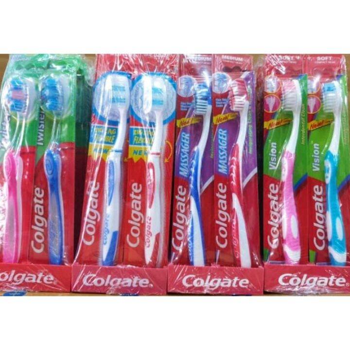 Colgate Toothbrush Berus Gigi 牙刷 Twister/Zig Zag/Mager/Vision 1pcs | Lazada