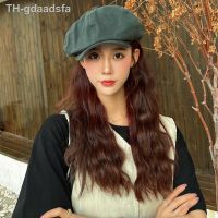 ☍ 2023 New Korean Version of The Newsgirl Hat and Big Circumference Color Trend Octagonal Beret Cap