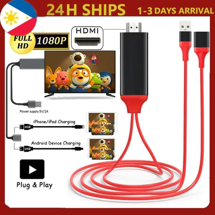 1M HDMI Cable Phone To TV Adapter Cable Universal Android Phone Micro