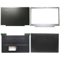 Newprodectstscoming NEW Laptop LCD Back Cover For Lenovo Ideapad 700 17 700 17ISK Front Bezel/Palmrest With Keyboard /Bottom Case Silver Black