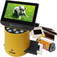 Wolverine Titan 8-in-1 High Resolution Film to Digital Converter with 4.3" Screen and HDMI Output (Yellow)