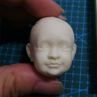 Unpainted 16 Scale Little Boy Head Sculpt รุ่นสำหรับ12นิ้ว Action Figure ตุ๊กตาภาพวาดออกกำลังกาย No.199