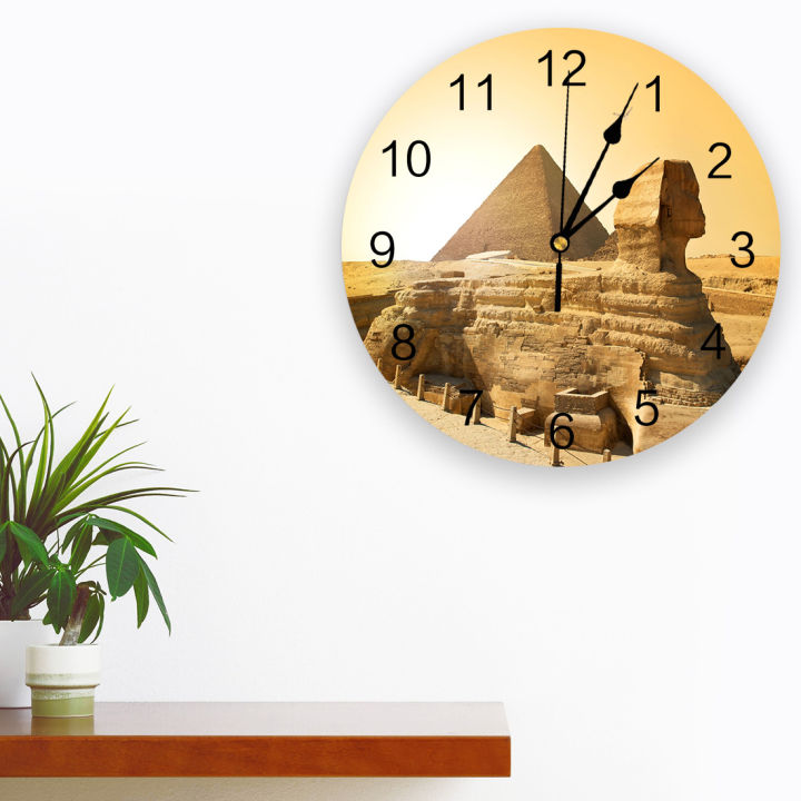 egyptian-pyramids-wall-clock-kitchen-home-living-room-decorative-kitchen-wall-decor-hanging-clocks