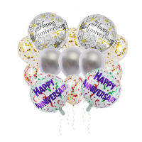 [COD]Happy Anniversary Balloon ชุดบอลลูนครบรอบ ตกแต่งวันครบรอบ Christmas Gift