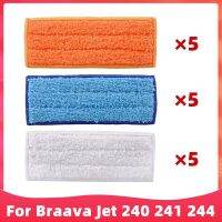 【lz】❧☫❁  Almofada de limpeza molhada lavável Pano seco úmido iRobot Braava Jet 240 241 Cleaner Spare Part Kit Acessório de Substituição
