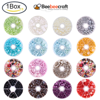 Beebeecraft 666pcs Half Round Pearl Beads 6 Sizes Flat Back Pearl Cabochon Faux Pearl Beads for DIY Scrapbook Phone Case Wedding Decor Hair Accessory Nail Art Coconut Brown 4/5/6/8/10/12mm