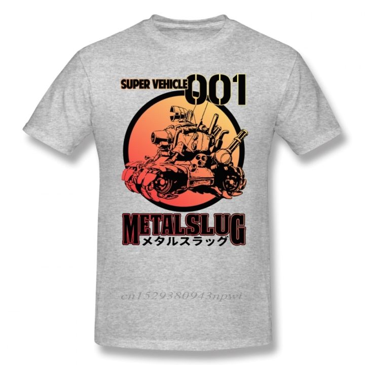 metal-slug-t-shirt-for-men-fashion-printed-t-shirt-funny-short-sleeve-3xl-100-cotton-100-cotton-gildan
