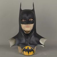 Máscara De Cosplay De Superhéroe De La Película Bruce Wayne, Casco De Látex Unisex Para Adultos, Accesorios De Utileria Para Fiesta De Halloween