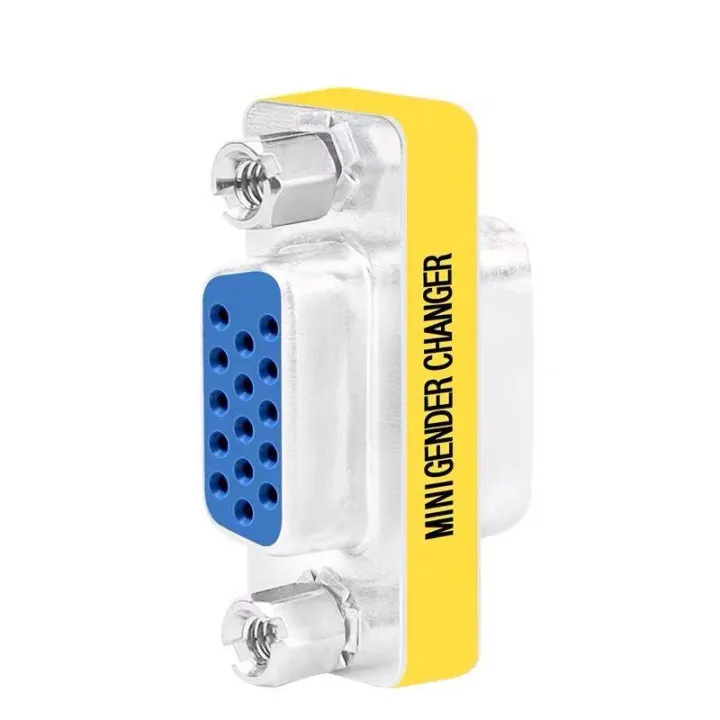 C2G 18962 HD15 VGA F/F Mini Gender Changer (Coupler