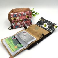 Multifunctional fabric wallet girls short wallet handheld cartoon cloth wallet banknote clip pocket zero wallet