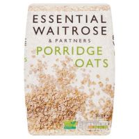 Essential Waitrose &amp; Partners Porridge Oats (England Imported) เวทโทรส ข้าวโอ๊ตกึ่งสำเร็จรุป 1kg.