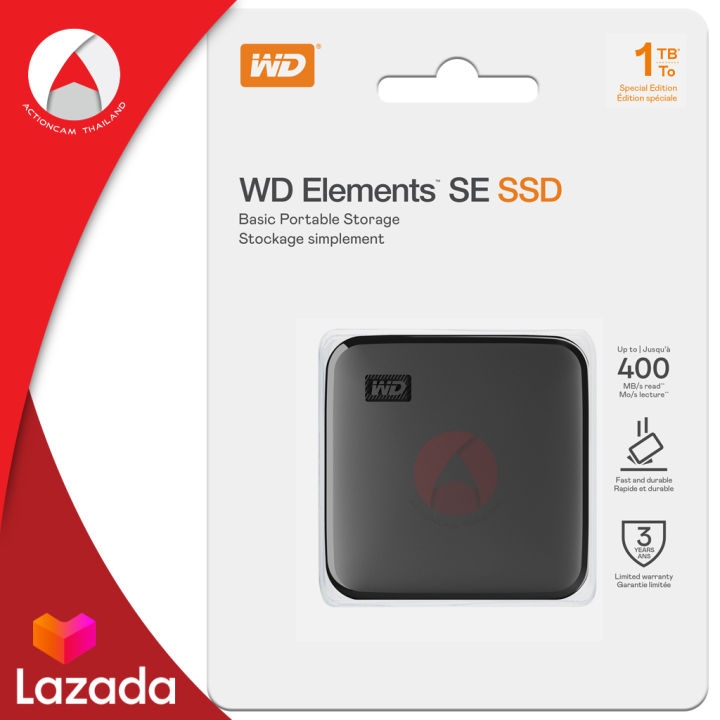 wd-element-se-ssd-portable-storage-1tb-ฮาร์ดดิสก์-เอส-เอส-ดี-harddisk-ssd-ประกัน-synnex-3-ปี