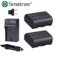 Replacement Battery (2-Pack) and Battery Charger for Canon LP-E6, LP-E6N