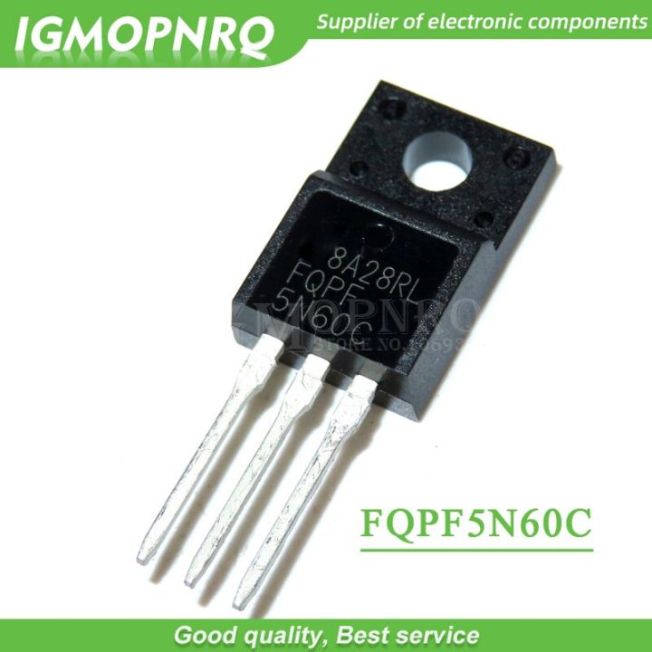 10pcs/lot FQPF5N60C 5N60C 5N60 MOSFET N CH 600V 4.5A TO 220F New Original