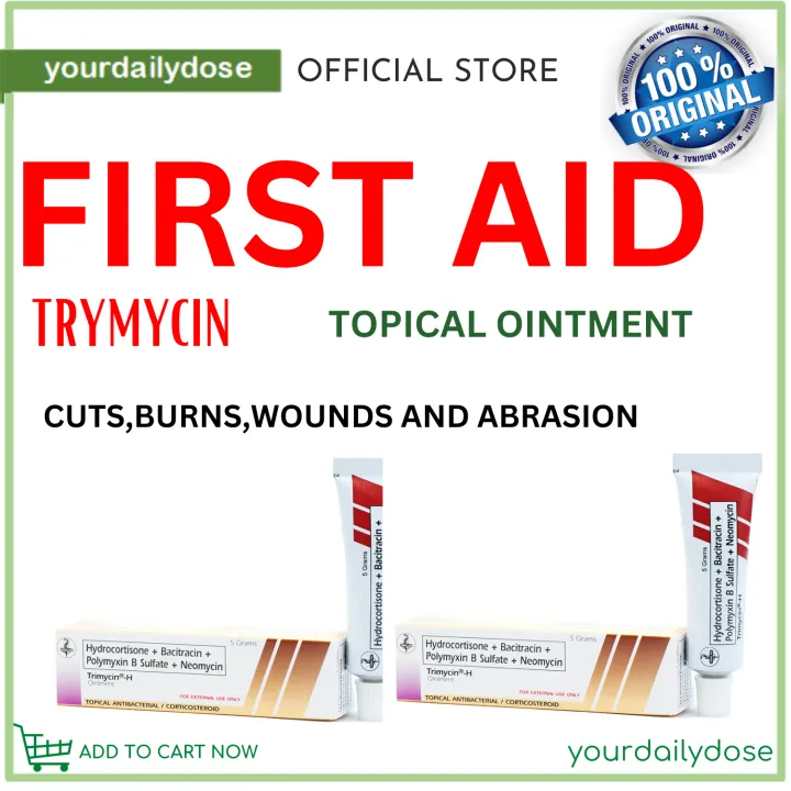 Trimycin topical ointment 5g 10g first aid ointment Lazada PH