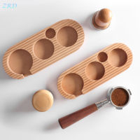 WaterWheel Wooden Coffee Tamper Base 4 Slots Coffee Powder Tamping Holder For Home Coffee Shop