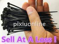 100pcs DS137B Black Self-locking Cable Ties Factory Standrad 3*100mm Width 2.5mm Nylon Cable Zip Tie Sell At A Loss USA Belarus