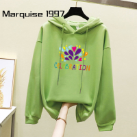 Marquise1997 เสื้อฮู้ด เสื้อแขนยาวอบอุ่น หลวมและสบาย เท่ คลาสสิค ทันสมัย น่ารัก WWY2392Z5V 38Z230923