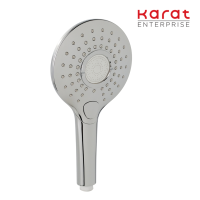 Karat Faucet ฝักบัวสายอ่อนปรับน้ำ 3 ระดับ ขนาด ? 12 ซม. พร้อมสายสแตนเลส 304 รุ่น KS-26-213-50