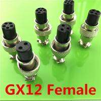 1pc GX12 2/3/4/5/6/7 Pin Female 12mm L122-127 Wire Circular Panel Connector Aviation Socket Plug Free Shipping Watering Systems Garden Hoses