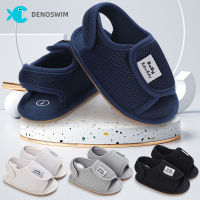 DENOSWIM รองเท้าพื้นรองเท้านุ่มสำหรับหัดเดินสำหรับเด็กผู้หญิงเด็กผู้ชาย,รองเท้าเด็ก0-18เมตรระบายอากาศได้ดีรองเท้าใส่เดินกันลื่นรองเท้าแตะตาข่ายเกาหลี