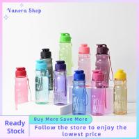 VANORA SHOP 650ML แบบพกพาได้ โปร่งใสโปร่งใส หลายสี กีฬากีฬากีฬา ถ้วยน้ำน้ำ จุได้มาก พลาสติกทำจากพลาสติก ขวดน้ำน้ำ