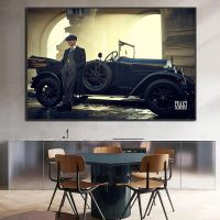 Tommy Shelby Vintage โปสเตอร์ภาพยนตร์ภาพวาดผ้าใบสำหรับ Office Wall Art และ Home Decor