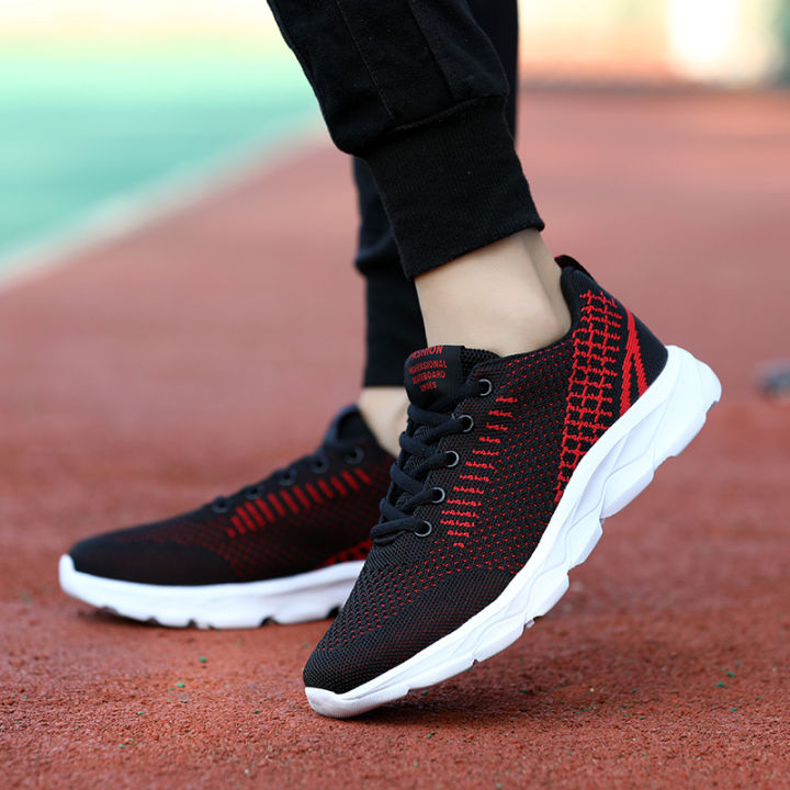 รองเท้าผ้าใบผู้หญิงไซส์ใหญ่ข้ามพรมแดน-2023-รองเท้าลำลองระบายอากาศตาข่ายรุ่นใหม่รองเท้าวิ่งส้นแบนสำหรับนักเรียนเดินทาง
