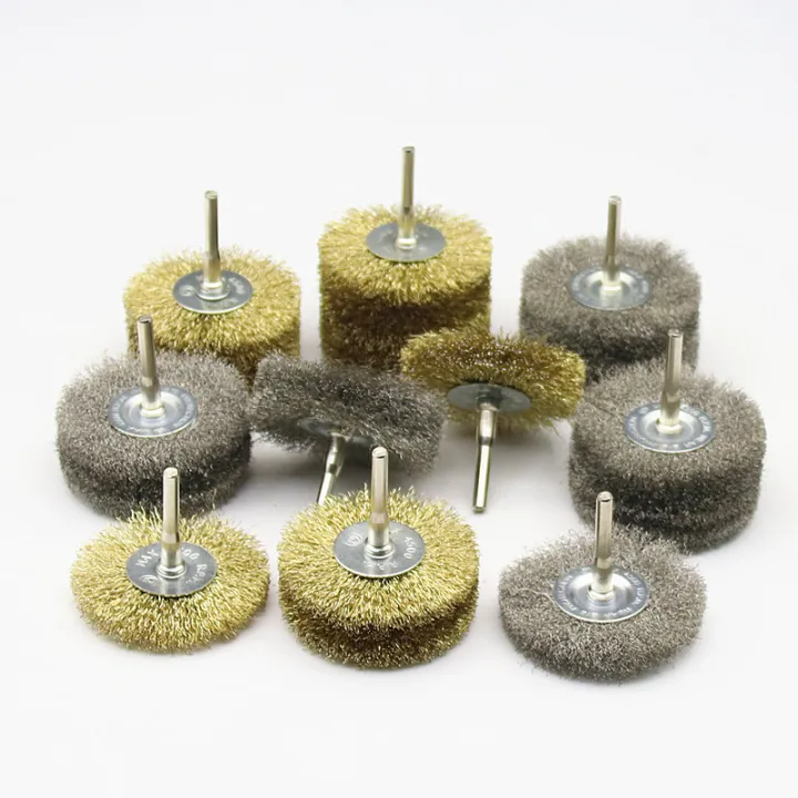 Round wire brush, wood carving, root carving, polishing, polishing