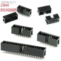 10pcs dip 6P 10P 20P 26P 34P 40P PIN 2.54MM pitch MALE SOCKET straight idc box headers PCB CONNECTOR DOUBLE ROW DC3 HEADER