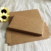 50pcs/lot-16.9x8.7x1.1cm Brown Carton Kraft Box Kraft Packaigng Paper Storage Boxes for Phone Soap Gift Jewelry