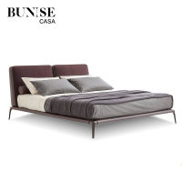 BUNISE CASA Italian Modern Genuine Leather Bed BUB0907