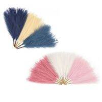 Pampas Grass Pink 12Pcs 17.7 Inch, Faux Pampas Grass Pink Pampas Decor, Artificial Pampas Grass Short Blush Wedding