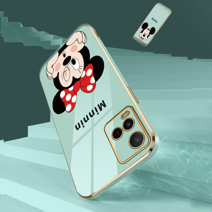 jiefie-เคสโทรศัพท์มินนี่น่ารักสำหรับ-vivo-y21-y21s-y22-y22s-y33s-y21a-y21t-y35-y33t-y53s-y51-y31ที่ครอบโทรศัพท์-tpu-แบบน่มลายการ์ตูนชุบโครเมียม