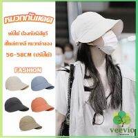 Veevio (ใหม่/ของแท้) [พร้อมส่ง]  หมวกบังแดด ป้องกันรังสียูวี ขนาดใหญ่ ระบายอากาศได้ดี  Bucket Hats