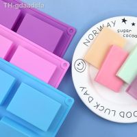 ◈ↂ 6 Holes Rectangle Silicone Mold Bakeware Baking Pans Chocolate 110g