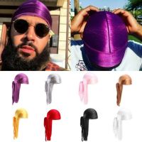 ELEGANT Unisex Men Women Bandana Durag Headwear Headwear Silk Pirate Cap Wrap Hats