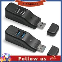 QIANGNAN6ความเร็วสูงขนาดเล็กตัวแปลงแบบหลายพอร์ต USB 3.0ฮับตัวแยกตัวอ่าน U ดิสก์