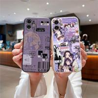 เคสโทรศัพท์แบบซิลิโคนเหลวสำหรับ Xiaomi Mi 13 Pro 12T Pro 12 Lite 11T Pro 10T Pro 10S 9SE 9 Lite 8 Pro 6X ดีไซน์ใหม่ศิลปินอนิเมะขอบตรงกันกระแทกเคสโทรศัพท์