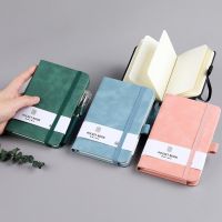 Notebook Stylish Portable Diary Notebook with Elastic Strap Design Compact Record Notepad for Home Office