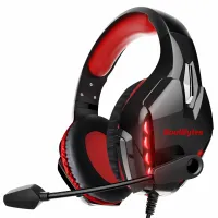 Headset Gamer Gaming LED Earphone Noise Cancelling Microphone Fone De Ouvido Com Fio Headphones Auriculares For PC PS4 Xbox